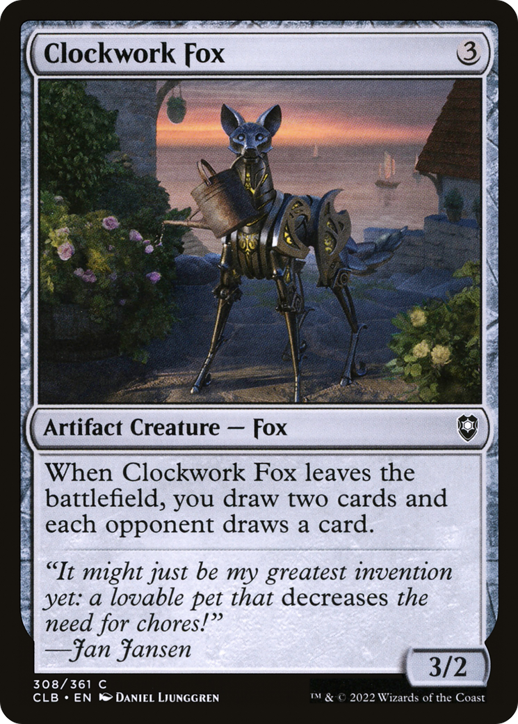 Clockwork Fox [Commander Legends : Bataille de Baldur's Gate] 