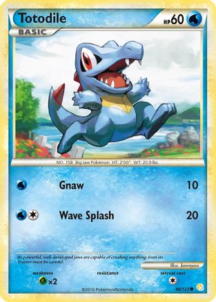 Totodile 086/123  - Common