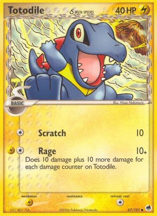 Totodile (Delta Species) 067  - Common