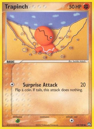 Trapinch 068/108  - Reverse Holofoil - Common