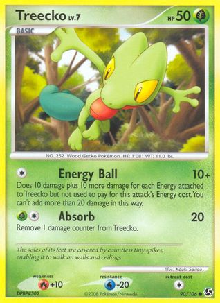 Treecko (90/106) [Diamant &amp; Perle : Grandes Rencontres] 