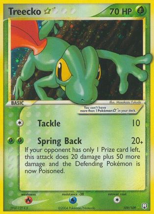 Treecko Star  - Holofoil - Ultra Rare