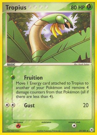 Tropius (27/101) [EX : Légendes cachées] 