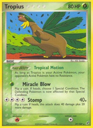 Tropius  - Reverse Holofoil - Rare