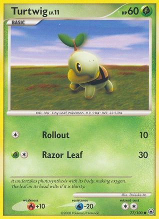 Turtwig (77) (77) 077  - Common