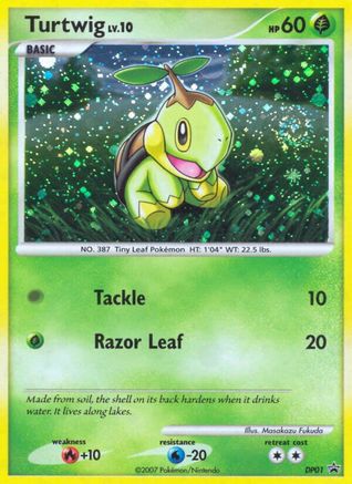Turtwig - DP01  - Holofoil - Promo