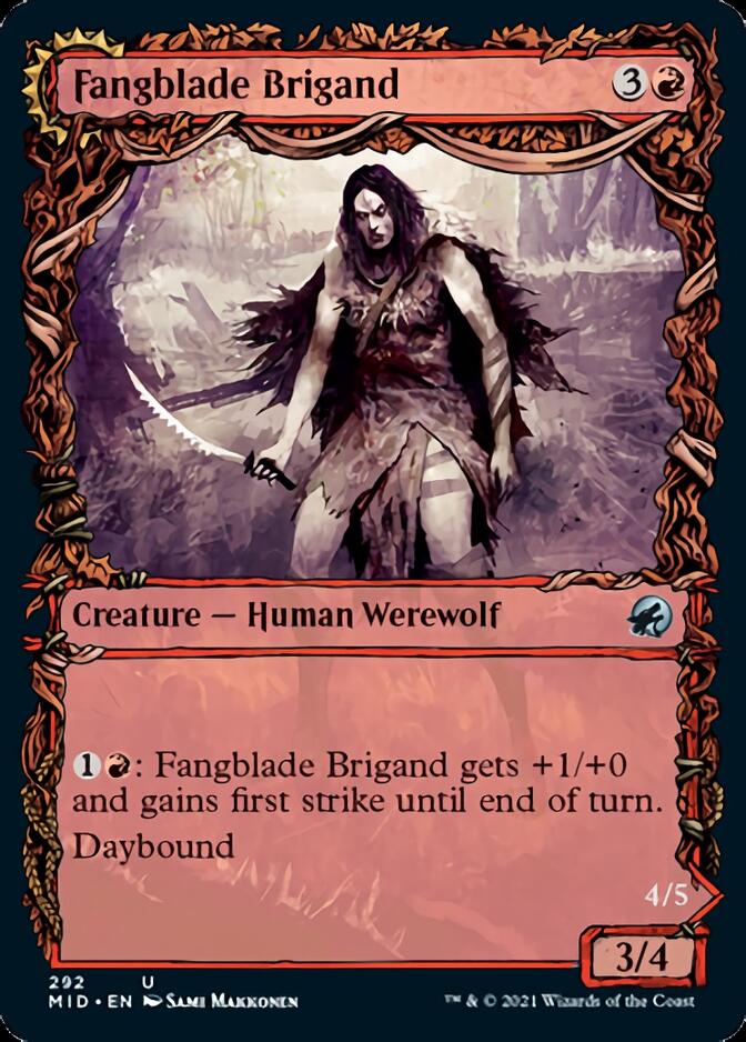 Brigand Fangblade // Éviscérateur Fangblade (Showcase Equinox) [Innistrad : Chasse de Minuit] 