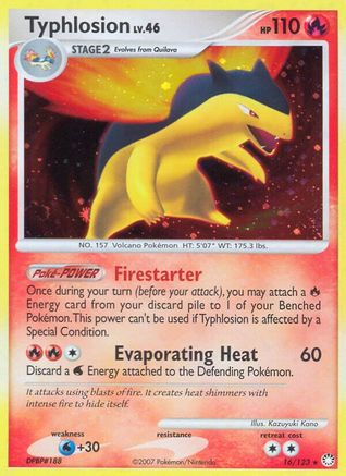 Typhlosion/123  - Holofoil - Holo Rare