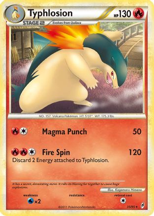 Typhlosion  - Rare