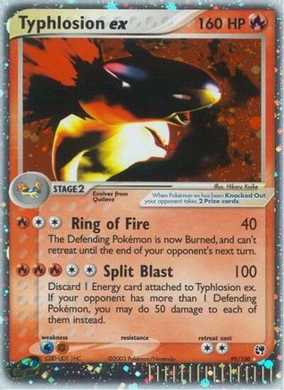 Typhlosion ex  - Holofoil - Ultra Rare