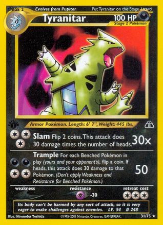 Tyranitar (31/75) [Neo Discovery 1ère édition] 