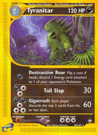 Tyranitar  - Rare
