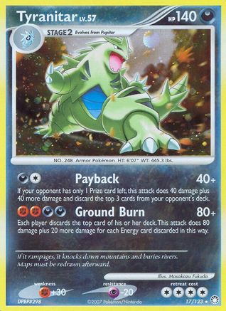 Tyranitar  - Holofoil - Holo Rare