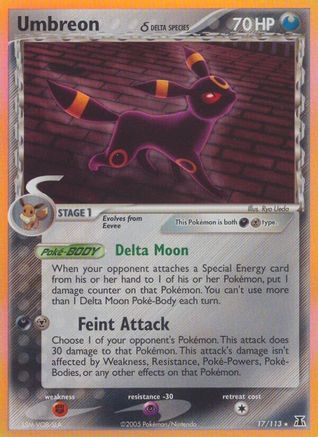 Umbreon (Delta Species)  - Holofoil - Holo Rare