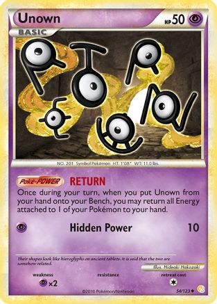 Unown (54)  - Uncommon