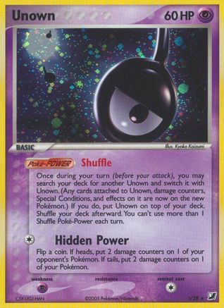 Unown (!)  - Holofoil - Holo Rare