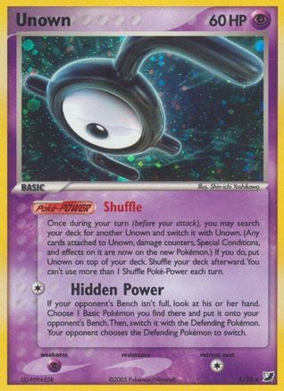 Unown (E)  - Holofoil - Holo Rare