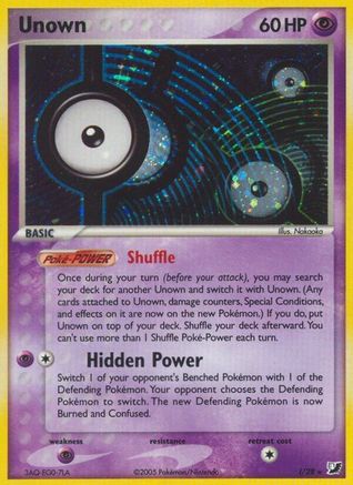 Unown (I)  - Holofoil - Holo Rare