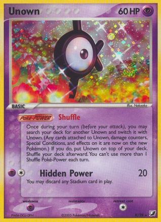 Unown (K)  - Holofoil - Holo Rare