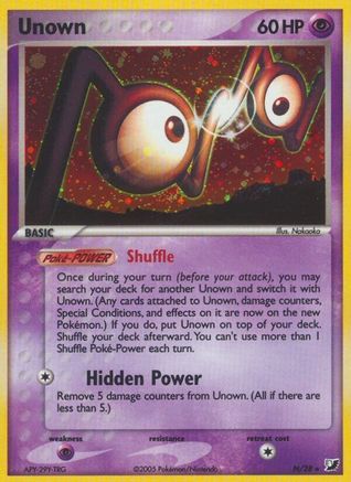Unown (N)  - Holofoil - Holo Rare