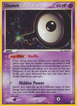 Unown (Q)  - Holofoil - Holo Rare