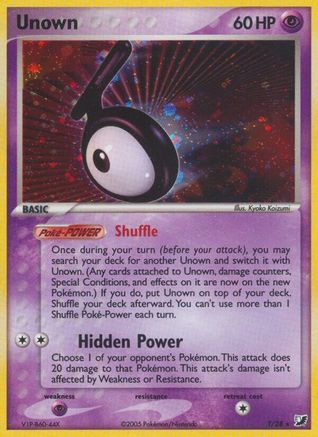 Unown (T)  - Holofoil - Holo Rare