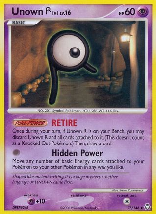 Unown (R) 077/146  - Uncommon