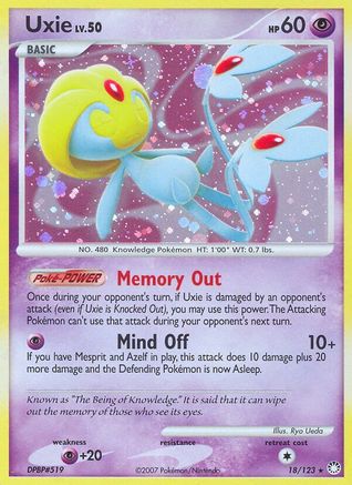 Uxie/123  - Holofoil - Holo Rare