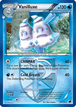 Vanilluxe (Team Plasma)  - Rare