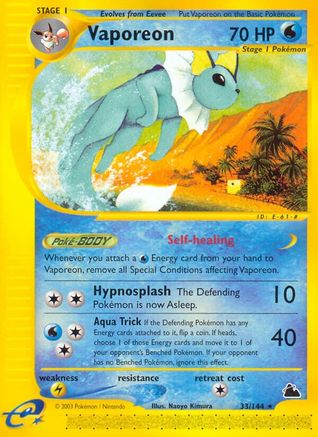 Vaporeon  - Rare