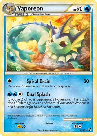 Vaporeon 041/90  - Uncommon