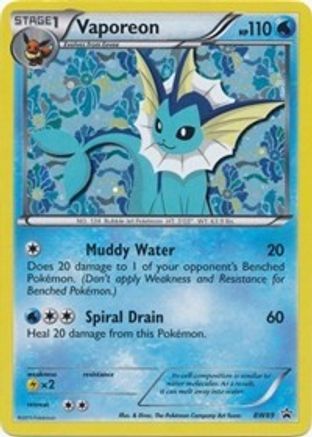 Vaporeon BW89  - Holofoil - Promo