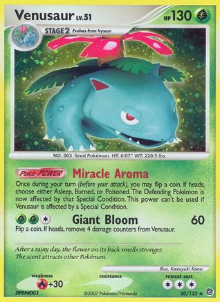 Venusaur 020/132  - Holofoil - Holo Rare