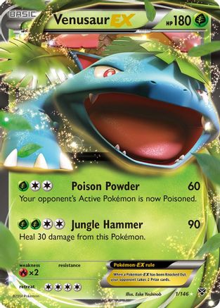 Venusaur EX 001  - Holofoil - Ultra Rare