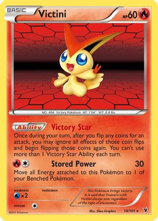 Victini (14)  - Holofoil - Holo Rare