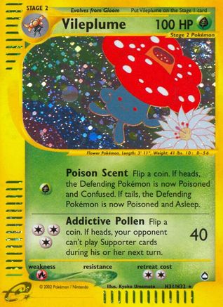 Vileplume (H31)  - Holofoil - Holo Rare