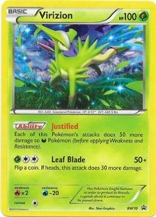 Virizion - BW70  - Holofoil - Promo