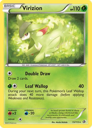 Virizion 015  - Holofoil - Holo Rare