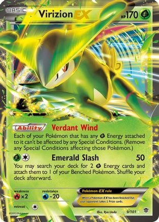 Virizion EX  - Holofoil - Ultra Rare