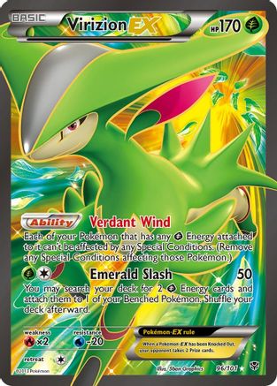 Virizion EX (Full Art)  - Holofoil - Ultra Rare
