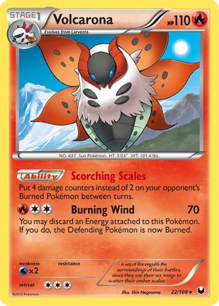 Volcarona/108  - Holofoil - Holo Rare
