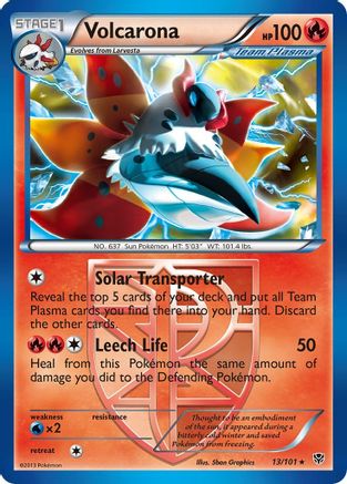 Volcarona (Team Plasma)  - Rare