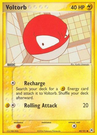 Voltorbe (80/101) [EX : Légendes cachées] 