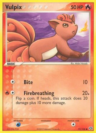 Vulpix  - Reverse Holofoil - Common