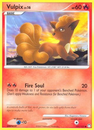 Vulpix 107  - Common