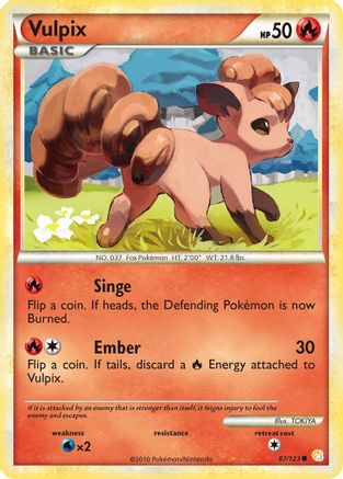 Vulpix 087  - Common