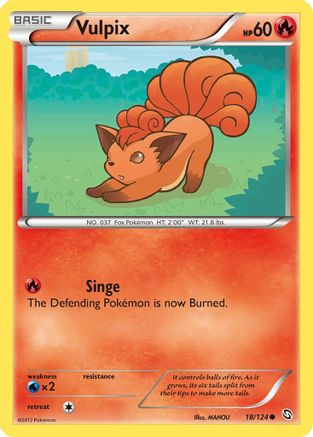 Vulpix 018  - Common