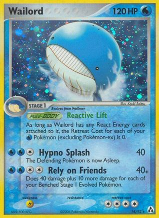Wailord  - Holofoil - Holo Rare