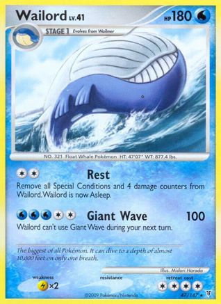 Wailord  - Rare