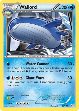 Wailord  - Holofoil - Holo Rare